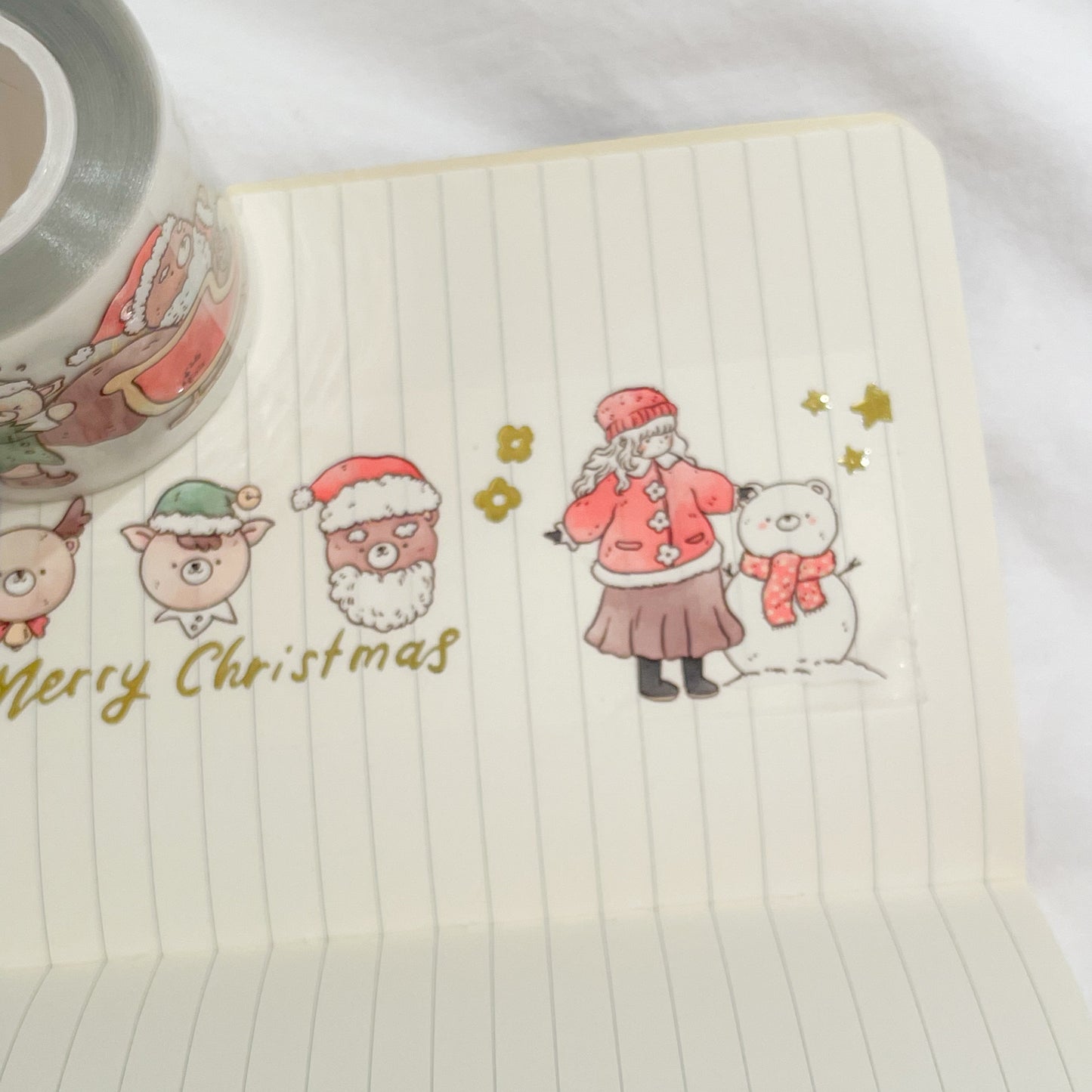 Sho Little Happiness Beary Christmas PET Tape