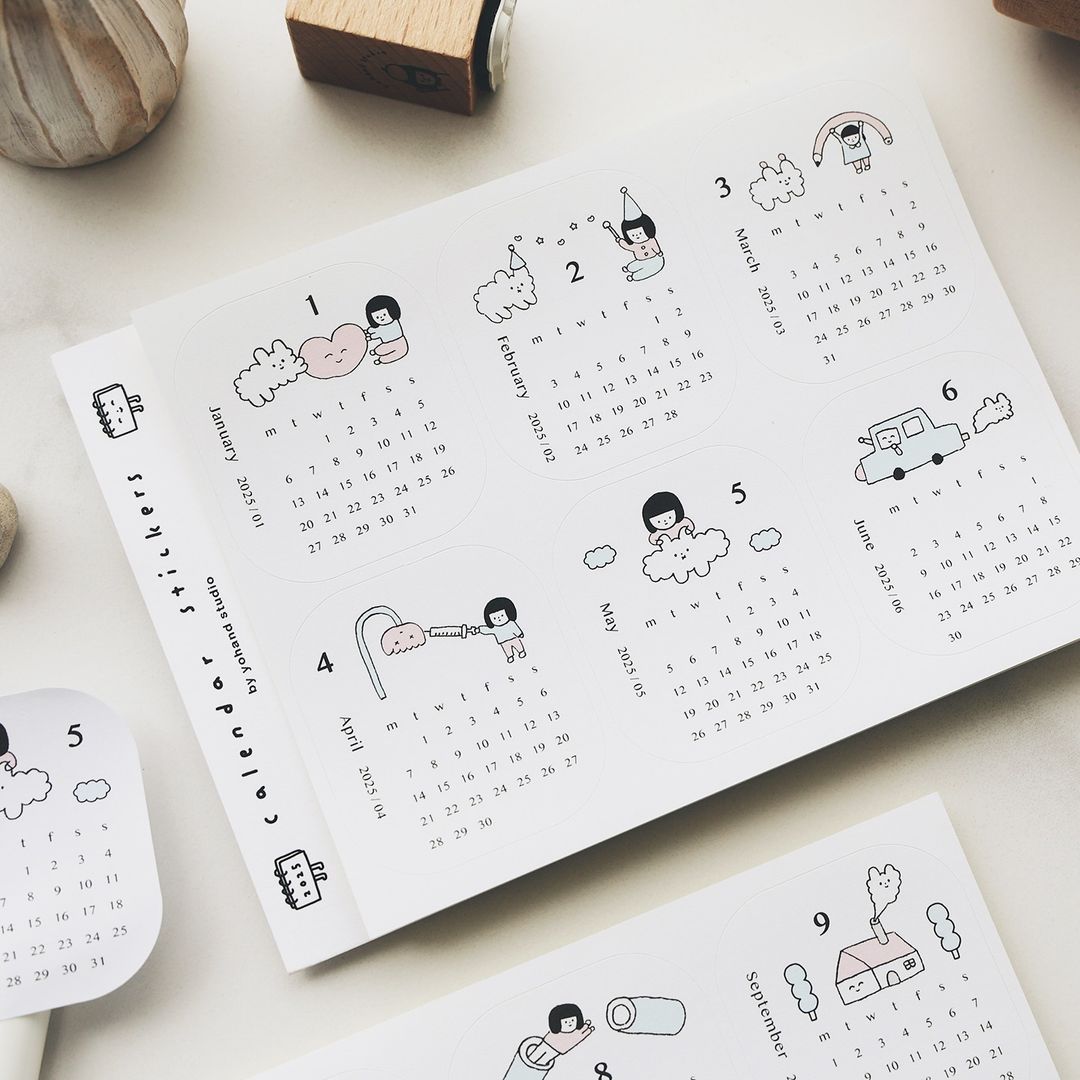 Yohand Studio Calendar Stickers