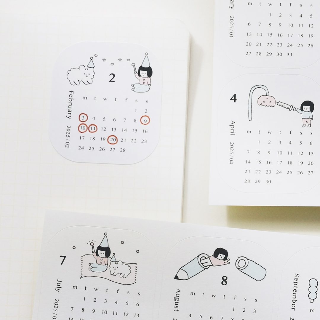 Yohand Studio Calendar Stickers